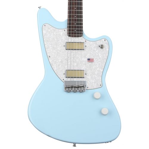  Harmony Factory Special Silhouette Electric Guitar - Sonic Blue with Rosewood Fingerboard