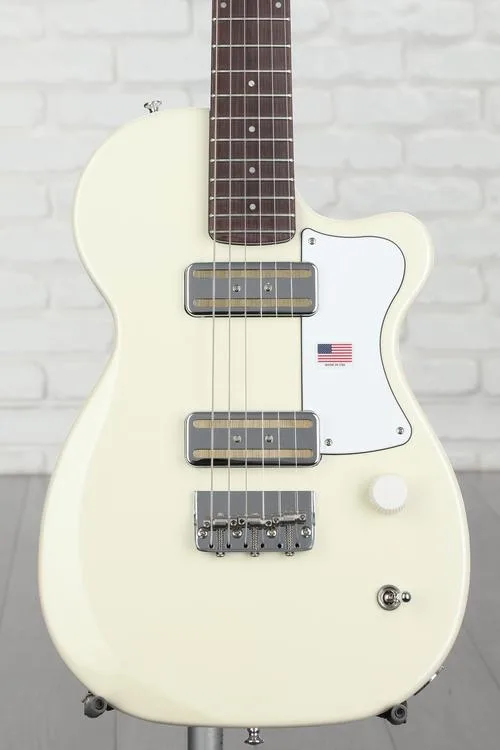 Harmony Juno Electric Guitar - Pearl White with Rosewood Fingerboard