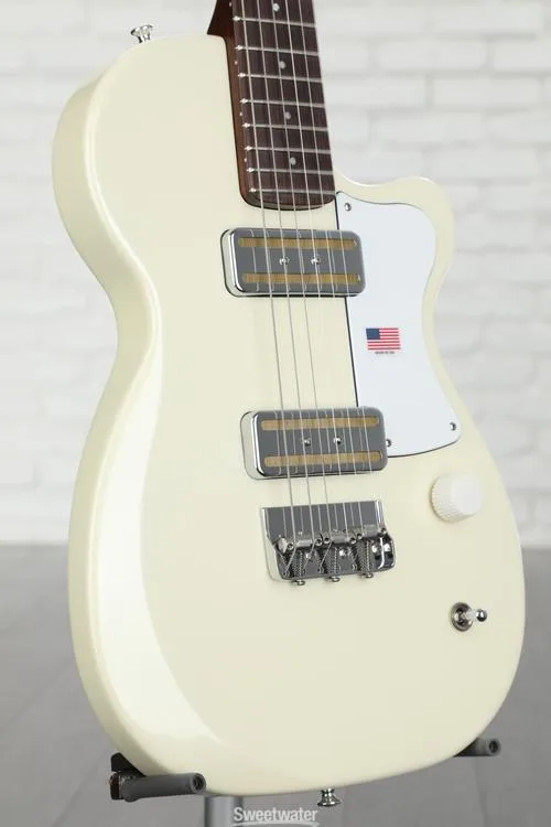  Harmony Juno Electric Guitar - Pearl White with Rosewood Fingerboard