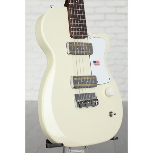  Harmony Juno Electric Guitar - Pearl White with Rosewood Fingerboard