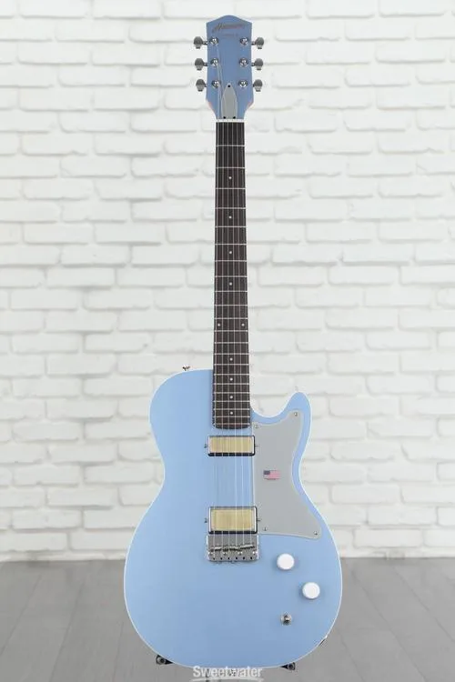  Harmony Jupiter Thinline Semi-hollowbody Electric Guitar - Sky Blue