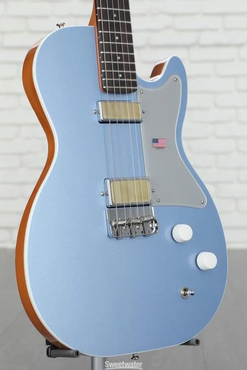  Harmony Jupiter Thinline Semi-hollowbody Electric Guitar - Sky Blue