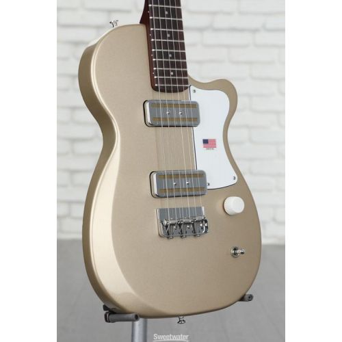  Harmony Juno Electric Guitar - Champagne with Rosewood Fingerboard