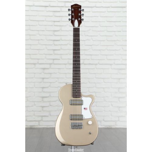  Harmony Juno Electric Guitar - Champagne with Rosewood Fingerboard