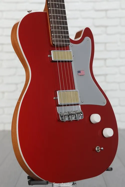  Harmony Jupiter Thinline Semi-hollowbody Electric Guitar - Cherry Demo