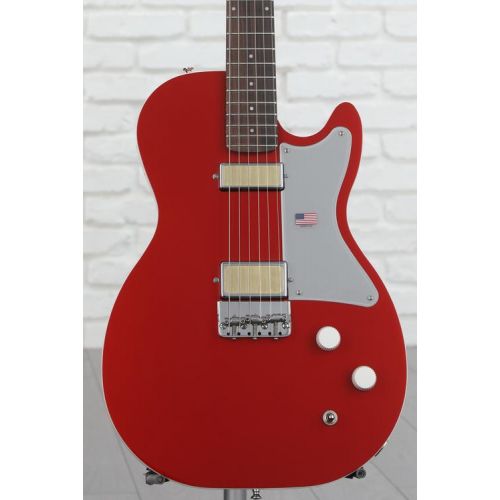  Harmony Jupiter Thinline Semi-hollowbody Electric Guitar - Cherry Demo