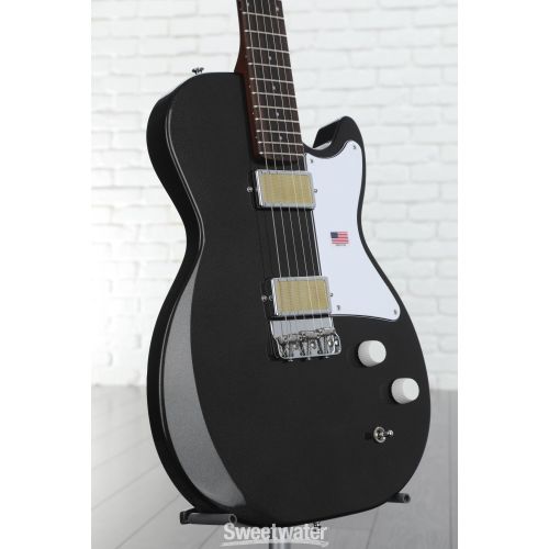  Harmony Jupiter Electric Guitar - Space Black with Rosewood Fingerboard