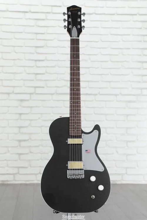  Harmony Jupiter Thinline Semi-hollowbody Electric Guitar - Space Black