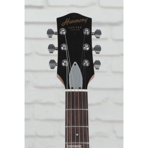  Harmony Jupiter Thinline Semi-hollowbody Electric Guitar - Space Black