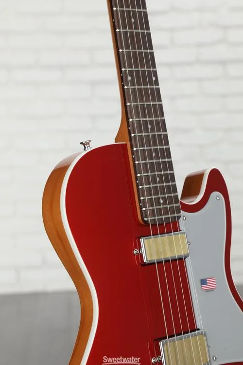  Harmony Jupiter Thinline Semi-hollowbody Electric Guitar - Cherry