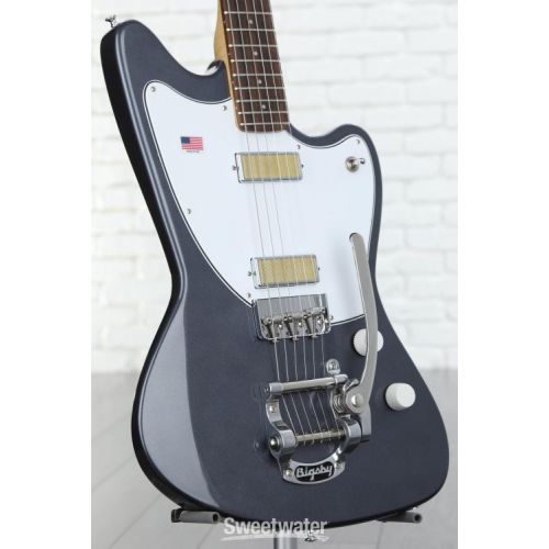  Harmony Silhouette Electric Guitar with Bigsby - Slate with Rosewood Fingerboard