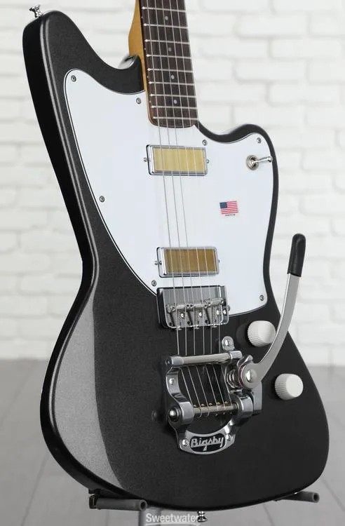  Harmony Silhouette Electric Guitar with Bigsby - Space Black with Rosewood Fingerboard