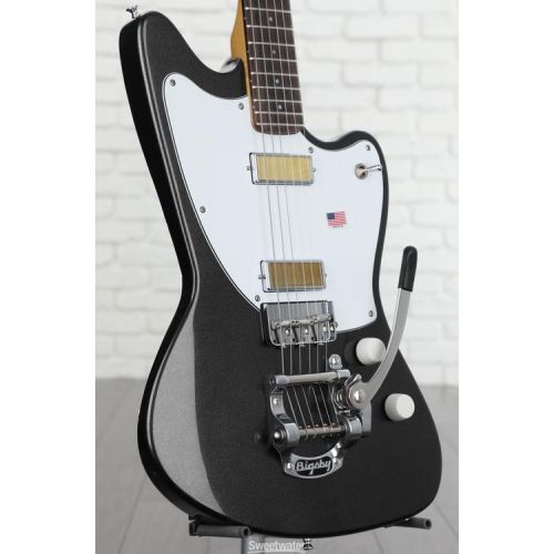  Harmony Silhouette Electric Guitar with Bigsby - Space Black with Rosewood Fingerboard