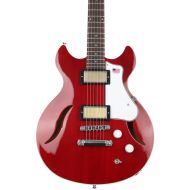 Harmony Comet Electric Guitar - Transparent Red