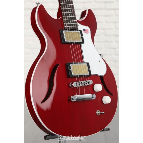  Harmony Comet Electric Guitar - Transparent Red