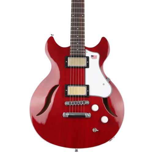  Harmony Comet Electric Guitar - Transparent Red