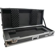 Harmony Audio Cases HCKB61W Flight Rolling ATA Hard Custom Case Compatible with 61 Note Keyboard
