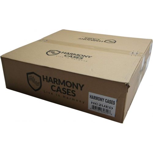  Harmony Audio Harmony Cases HC2UED Pro DJ Flight 2U FX Effect 16 Depth Road Vertical Case