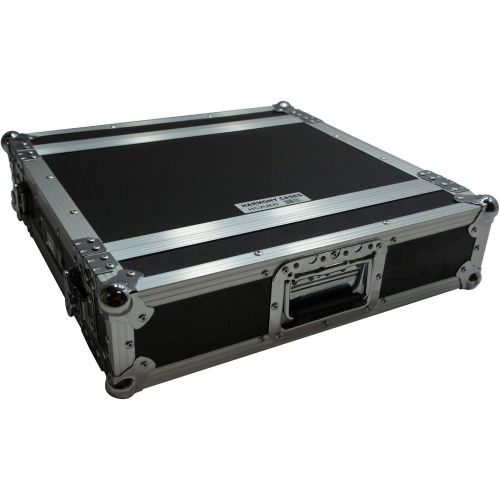  Harmony Audio Harmony Cases HC2UED Pro DJ Flight 2U FX Effect 16 Depth Road Vertical Case