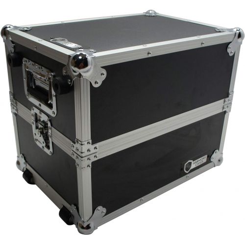  Harmony Audio Harmony Case HCLPHWE Rolling Flight Case Wheels & Handle 100 LP Vinyl Records