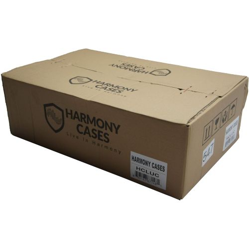  Harmony Audio Harmony HCLUC Flight 22 x 13 x 5-3/8 Pick & Pluck Foam Utility Locking Case