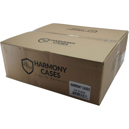  Harmony Audio Harmony Cases HC3UED Pro DJ Flight 3U FX Effect 16 Depth Road Vertical Case