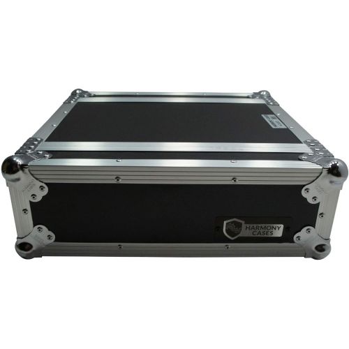  Harmony Audio Harmony Cases HC3UED Pro DJ Flight 3U FX Effect 16 Depth Road Vertical Case