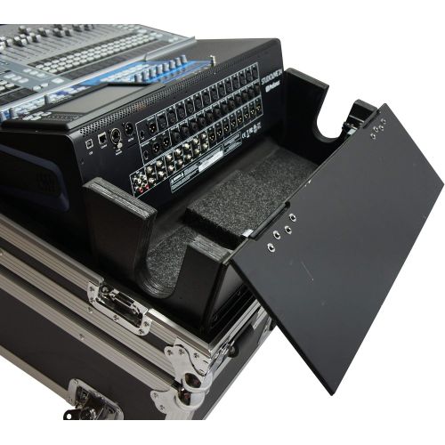  Harmony Audio Harmony HCPRE2442DHW Flight Dog House Road Case Compatible with Presonus StudioLive 24 Mixer