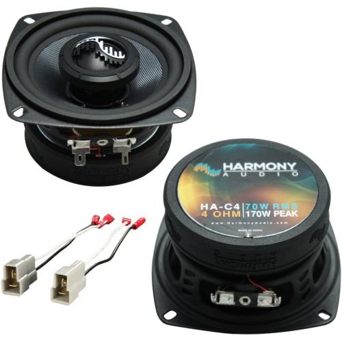  Harmony Audio Fits Volkswagen Vanagon 1980-1985 Front Door Replacement Harmony HA-C4 Premium Speakers