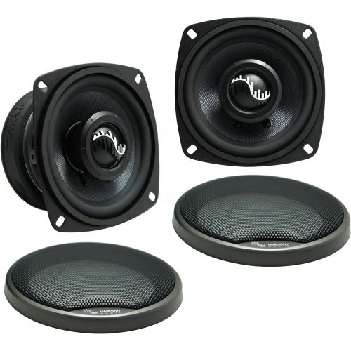  Harmony Audio Fits Volkswagen Vanagon 1980-1985 Front Door Replacement Harmony HA-C4 Premium Speakers