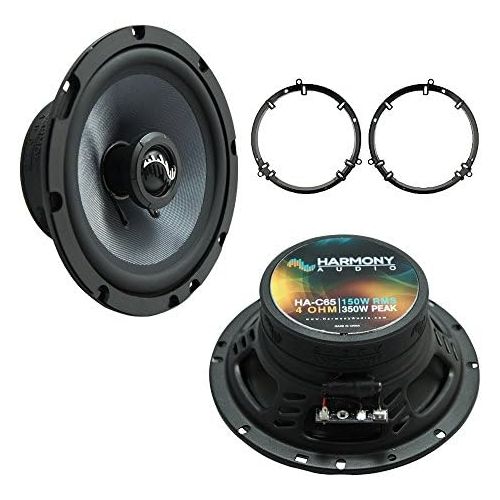  Harmony Audio Fits Volkswagen Beetle 1998-2011 Front Door Replacement Harmony HA-C65 Premium Speakers