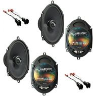 Harmony Audio Fits Ford Focus wBlaupunkt Radio 2003-2004 OEM Premium Speaker Upgrade Harmony (2) C68