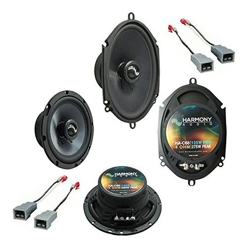  Harmony Audio Fits Ford Bronco (Full Size) 1985-1986 Premium Speaker Upgrade Harmony C65 C68 Package