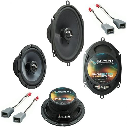  Harmony Audio Fits Ford Bronco (Full Size) 1985-1986 Premium Speaker Upgrade Harmony C65 C68 Package