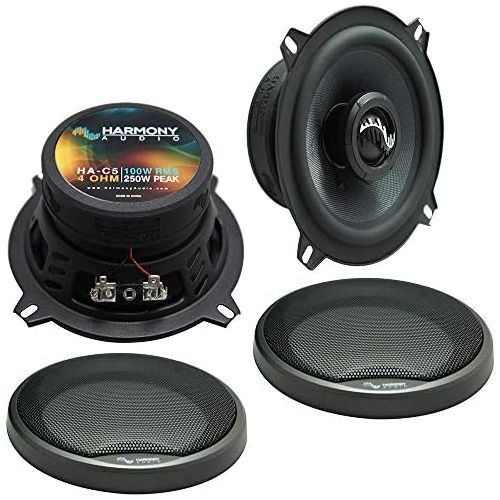  Harmony Audio Fits Plymouth Voyager 1984-1995 Front Dash Replacement Harmony HA-C5 Premium Speakers