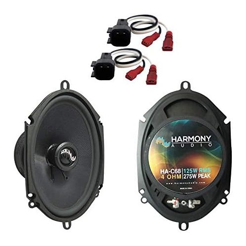  Harmony Audio Fits Ford Excursion 2000-2005 Front Door Replacement Harmony HA-C68 Premium Speakers New