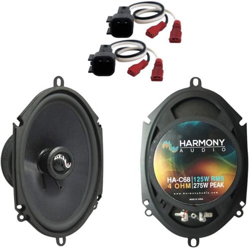  Harmony Audio Fits Ford Excursion 2000-2005 Front Door Replacement Harmony HA-C68 Premium Speakers New