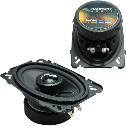  Harmony Audio Fits GMC Sierra HD 2001-2002 Rear Pillar Replacement Harmony HA-C46 Premium Speakers New