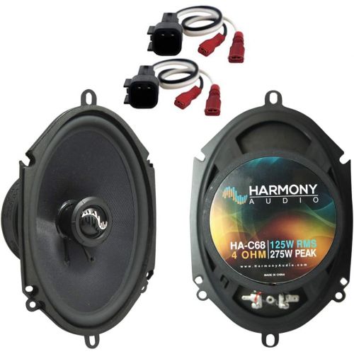  Harmony Audio Fits Mazda Tribute 2008-2011 Front Door Replacement Harmony HA-C68 Premium Speakers New