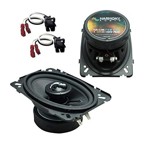  Harmony Audio Fits Pontiac Sunfire 2000-2005 Front Door Replacement Harmony HA-C46 Premium Speakers