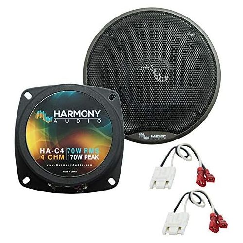  Harmony Audio Fits Chevy Corvette 1984-1989 Front Door Replacement Harmony HA-C4 Premium Speakers