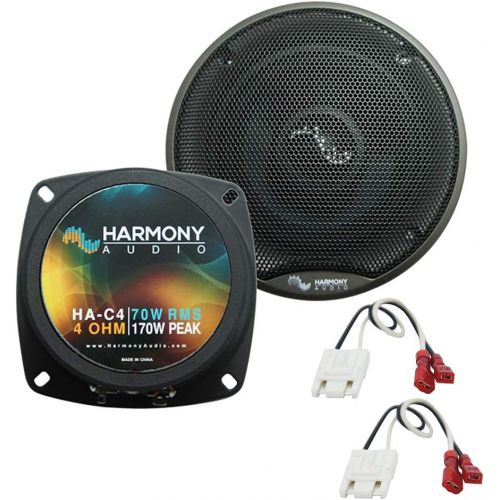  Harmony Audio Fits Chevy Corvette 1984-1989 Front Door Replacement Harmony HA-C4 Premium Speakers