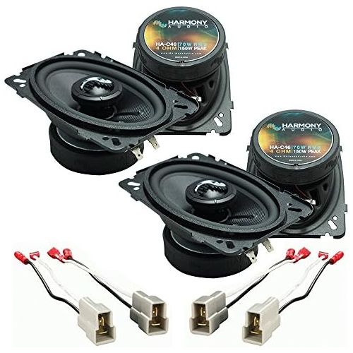  Harmony Audio Fits Nissan 240SX 1989-1994 Factory Premium Speaker Replacement Harmony (2) C46 Package