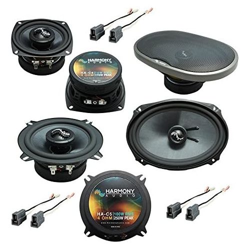  Harmony Audio Fits Mitsubishi Montero 92-96 OEM Premium Speaker Replacement Harmony C5 C4 C69 Package