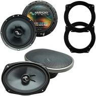 Harmony Audio Fits Mini Cooper 2002-2006 Factory Premium Speaker Replacement Harmony C65 C69 Package