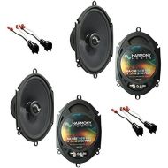 Harmony Audio Fits Ford Excursion 2000-2005 Factory Premium Speaker Upgrade Harmony (2) C68 Package