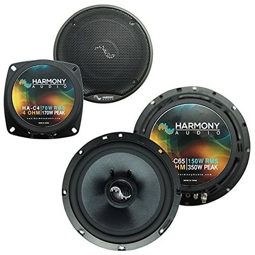  Harmony Audio Fits Toyota Supra 1994-1998 Factory Premium Speaker Replacement Harmony C4 C65 Package