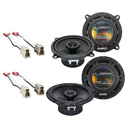  Harmony Audio Fits Nissan Hardbody Truck 1986-1993 OEM Speaker Upgrade Harmony Speakers Package New