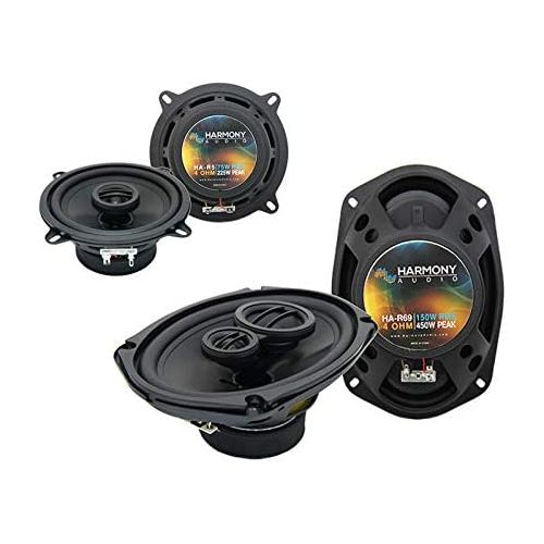  Harmony Audio Fits Chevy Aveo (Sedan) 2007-2008 OEM Speaker Upgrade Harmony R5 R69 Package New