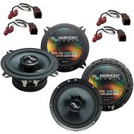 Harmony Audio Fits Nissan Frontier 1998-2004 OEM Premium Speaker Replacement Harmony C65 C5 Package